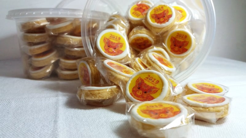 Biscoitinhos 3cm Amanteigados com imagem