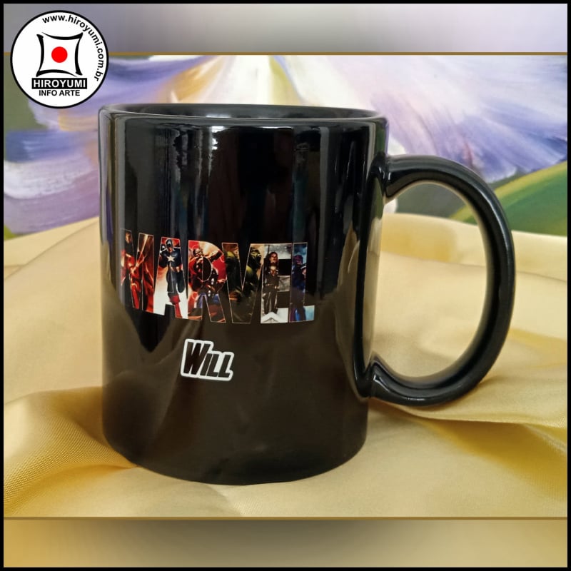 Caneca Cerâmica Preta