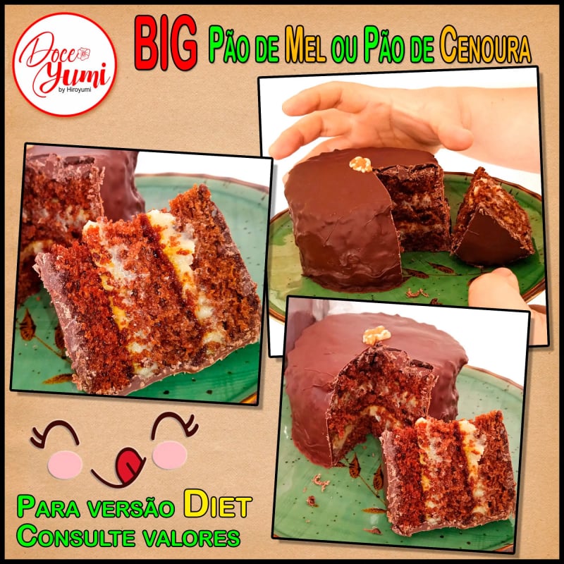 Big Pão de Mel ou Pão de Cenoura