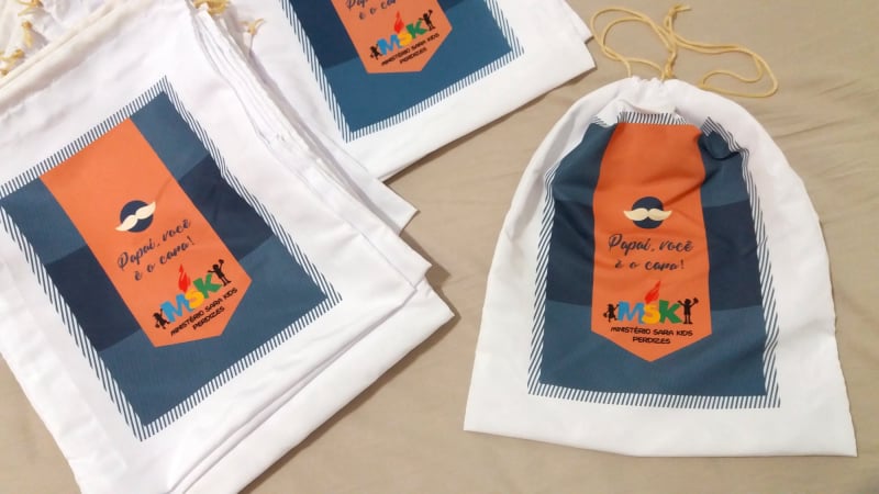 Saco 30x40cm com fecho 2 cordões na 