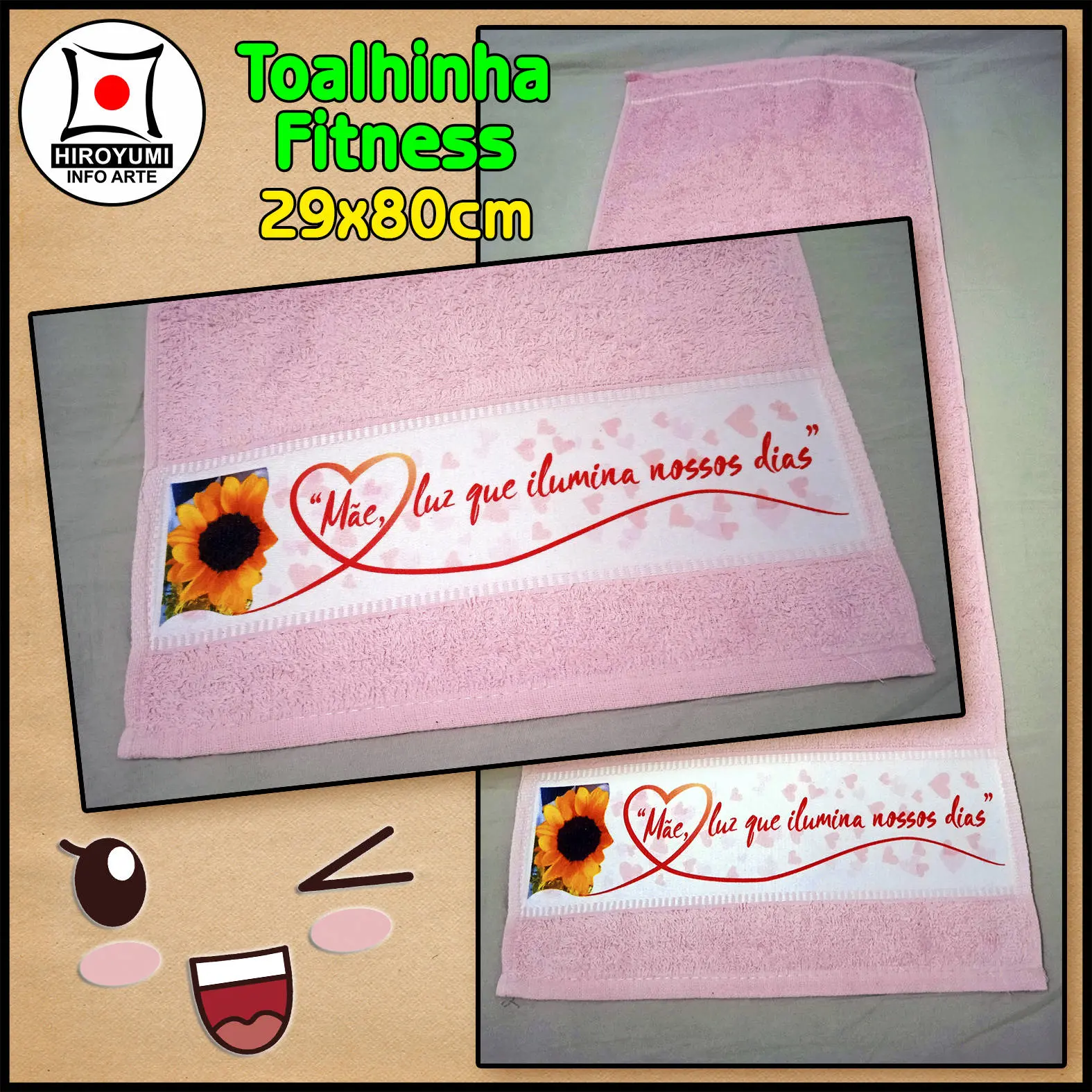 Toalhinha Fitness 29x80cm